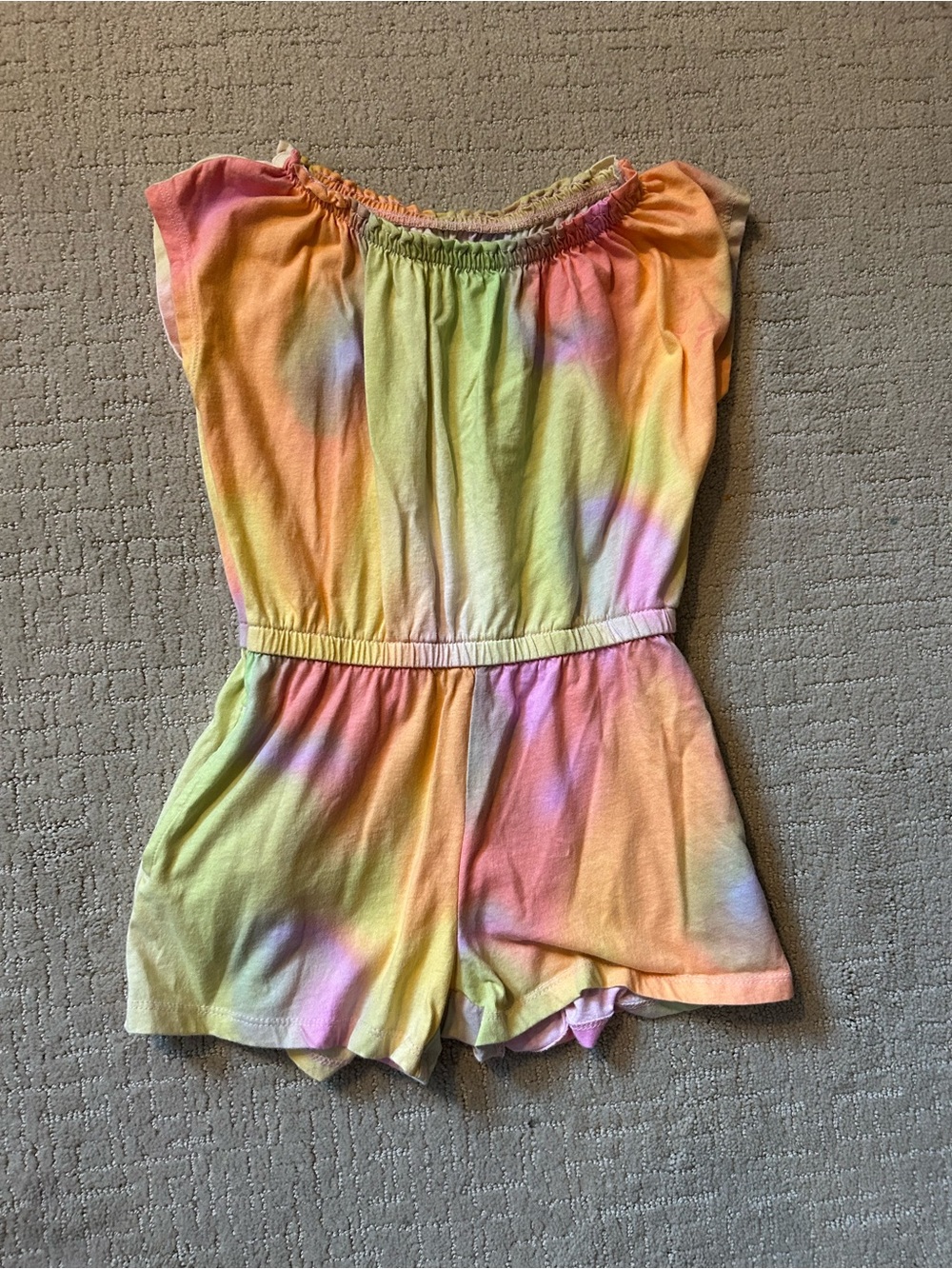Old Navy girls rainbow summer romper 6/7